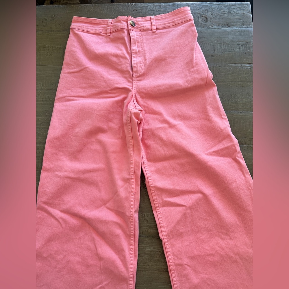 Billabong Bubblegum Pink Free Fall Wide Leg Pants Size 31